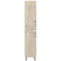 Hanah Home Mueble de Baño 2 Puertas 1 Cajón Selin Travertino Melamina 35x179x31.3cm